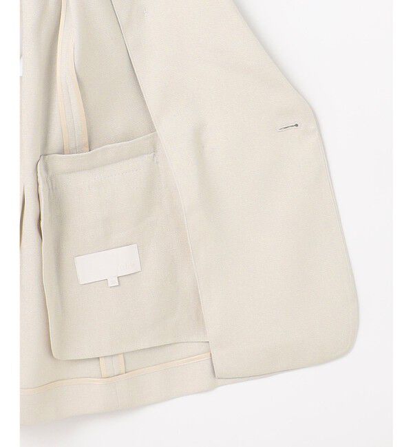 自由区「【セットアップ対応】リネンライクシンセティックテーラード ジャケット」|テーラードジャケット|