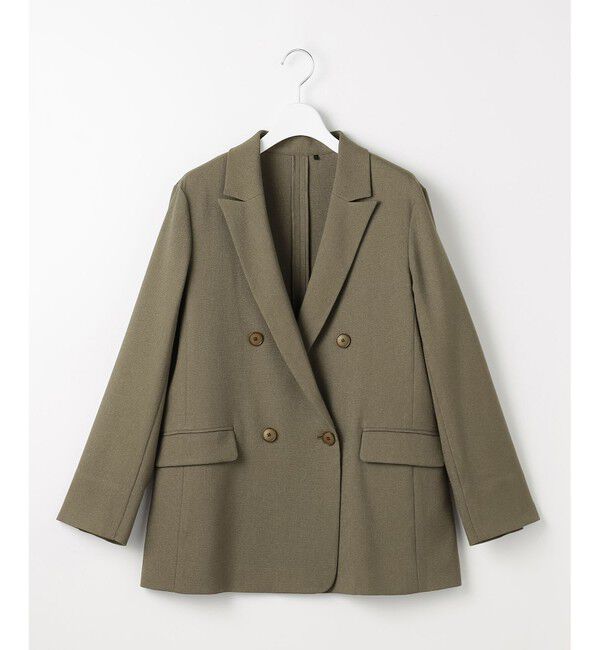 自由区「【セットアップ対応】リネンライクシンセティックテーラード ジャケット」|テーラードジャケット|