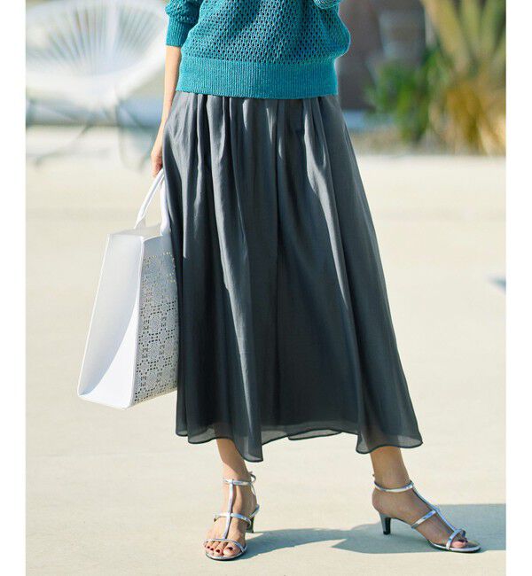 自由区「【カタログ掲載・セットアップ対応】エアリーローンプレーン スカート」|スカート|スレート