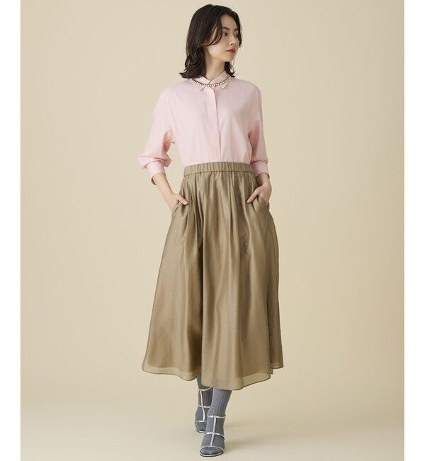 自由区「【カタログ掲載・セットアップ対応】エアリーローンプレーン スカート」|スカート|