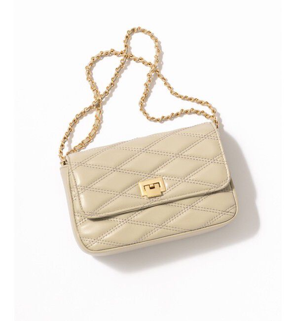 23区「【Oggi10月号掲載】キルティング ショルダーバッグ」|ショルダー・メッセンジャー|ベージュ系