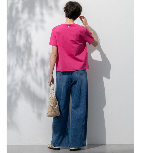 23区「【SLOW/一部店舗限定】LIGHT DENIM バレルワイド パンツ」|デニム|