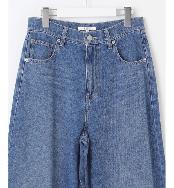 23区「【SLOW/一部店舗限定】LIGHT DENIM バレルワイド パンツ」|デニム|
