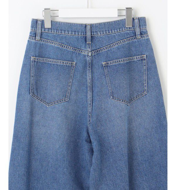 23区「【SLOW/一部店舗限定】LIGHT DENIM バレルワイド パンツ」|デニム|