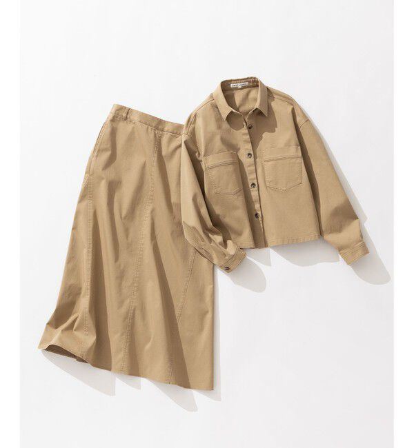 23区「【WEB&一部店舗限定カラーあり】ストレッチギャバ チノ スカート」|スカート|