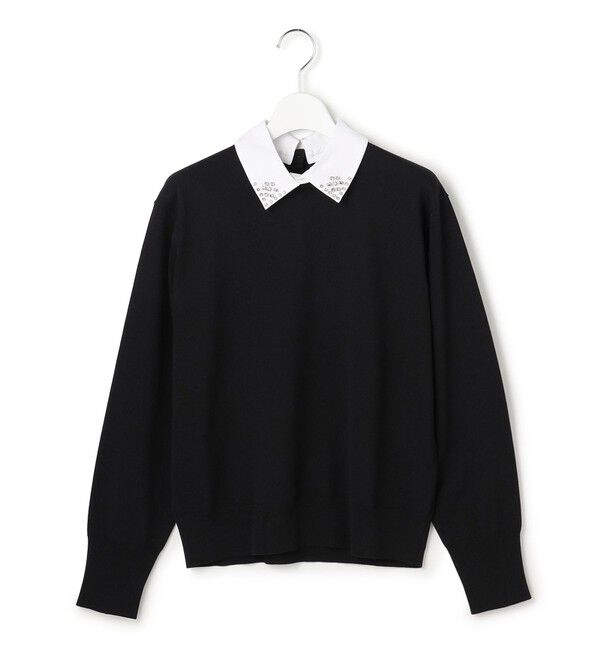 23区「【WEB&一部店舗限定】ビジューデザイン 2WAY ニット」|ニット・セーター|