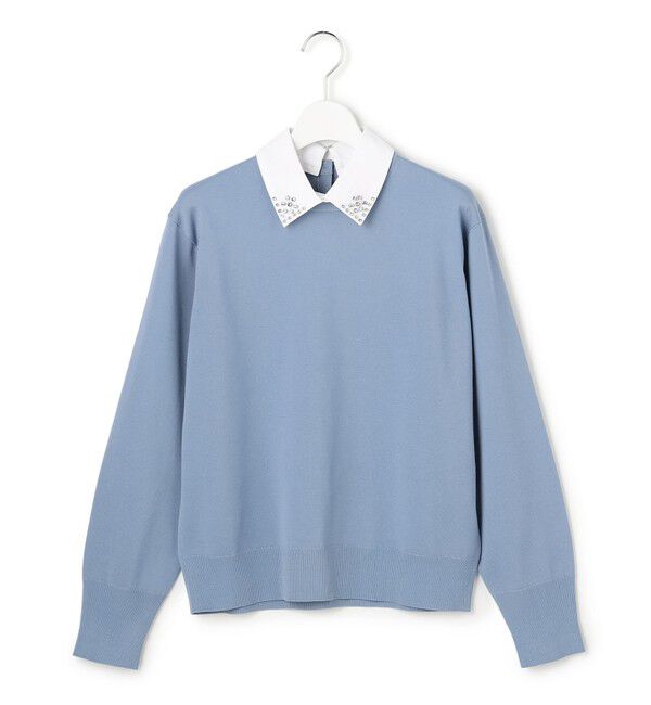 23区「【WEB&一部店舗限定】ビジューデザイン 2WAY ニット」|ニット・セーター|