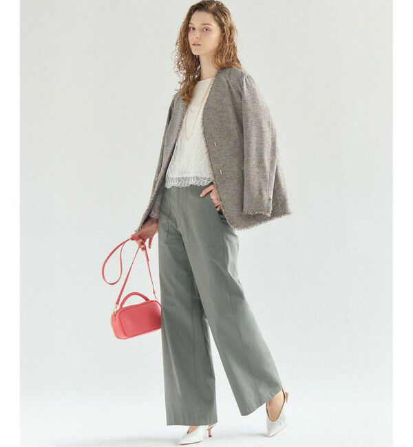 23区「ラッセルレース 2WAY ニット」|ニット・セーター|