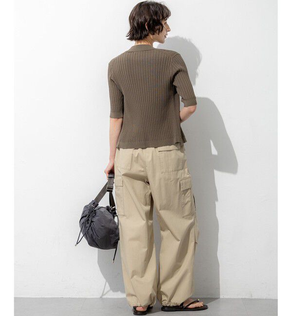 23区「【SLOW/一部店舗限定】ハイカウントギャバ パラシュート カーゴパンツ」|カーゴ|