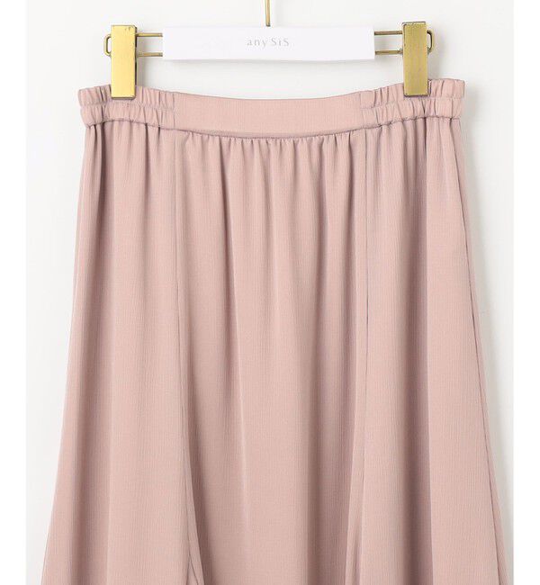 any SiS「【撥水】サテンナローフレア スカート」|スカート|