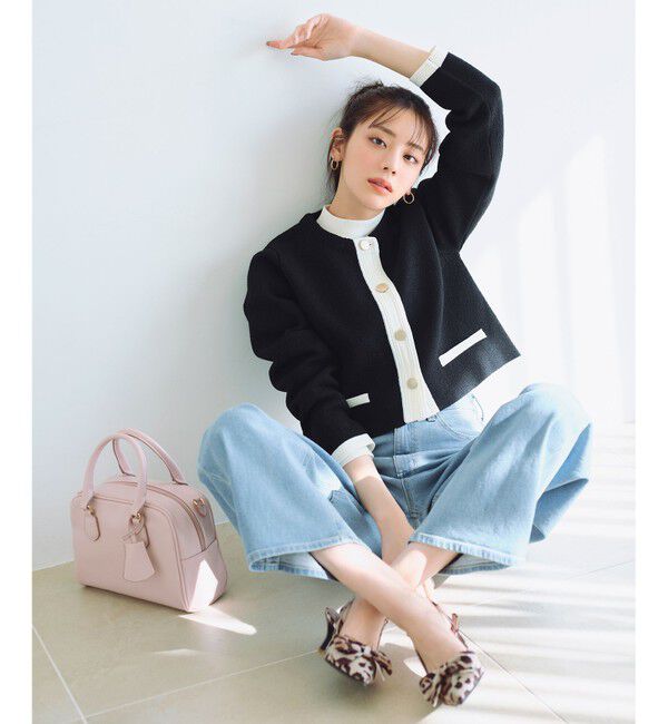 ANY SIS「【2WAY】チャーム付きスクエア ボストンバッグ」|ボストンバッグ|