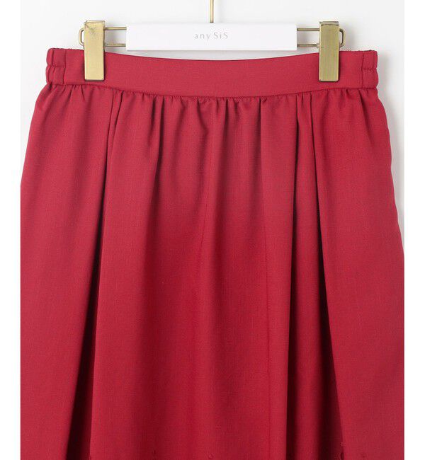 ANY SIS「【洗える】カットワークエンブロイダリー スカート」|スカート|