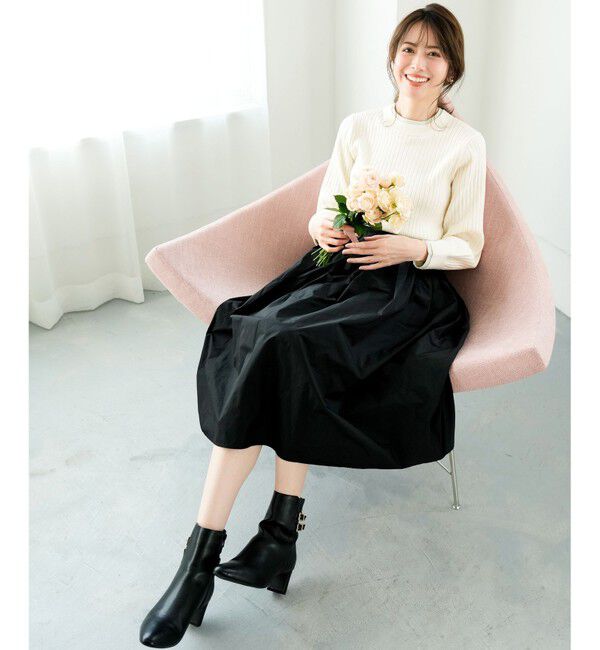 ANY SIS「グロッシータフタ スカート」|スカート|