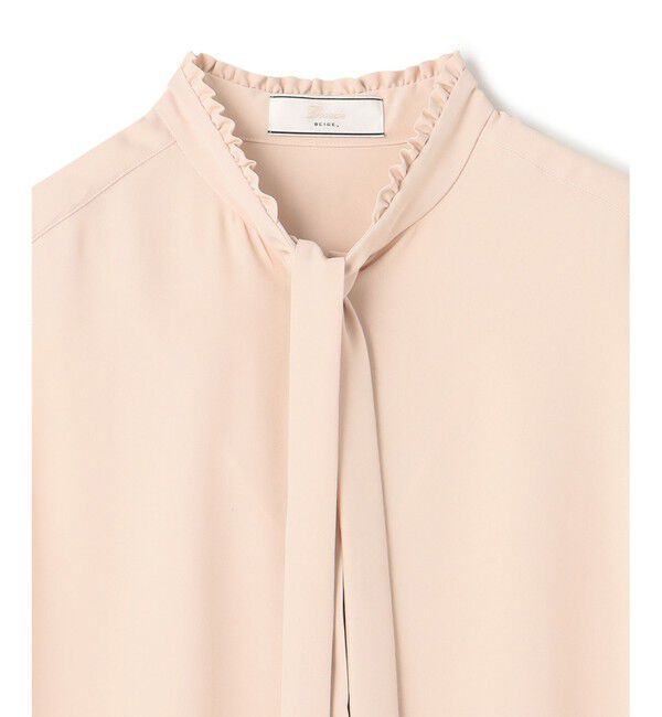 BEIGE,「【L-size】EVA / ボウタイブラウス」|シャツ・ブラウス|