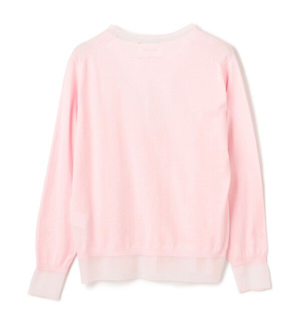 BEIGE,「【洗える】JULIE / シルク混シアーVネックカーディガン」|カーディガン|