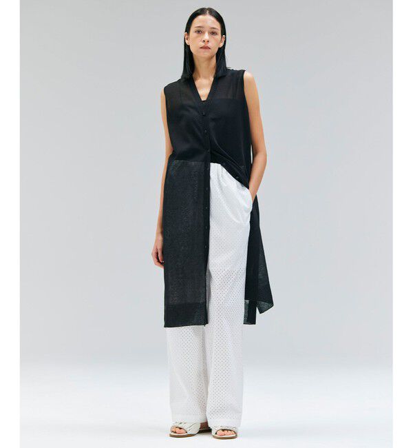 BEIGE,「【洗える】PICCOLO / パンチングドットイージーワイドパンツ」|その他|