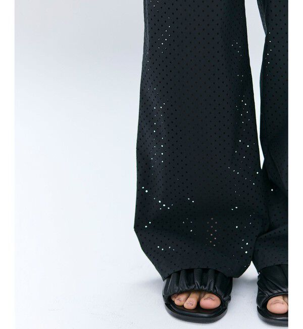 BEIGE,「【洗える】PICCOLO / パンチングドットイージーワイドパンツ」|その他|