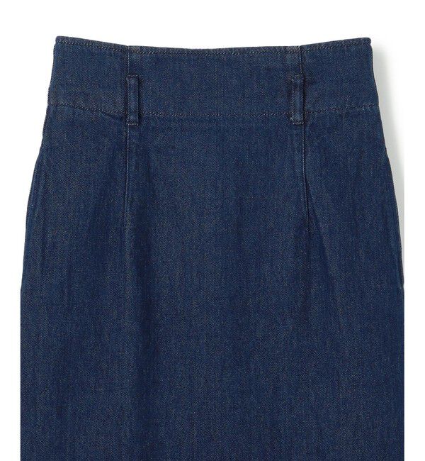 BEIGE,「【洗える・Oggi ８月号掲載】NAVIGLIO / ベルト付きハイウエストデニムスカート」|スカート|