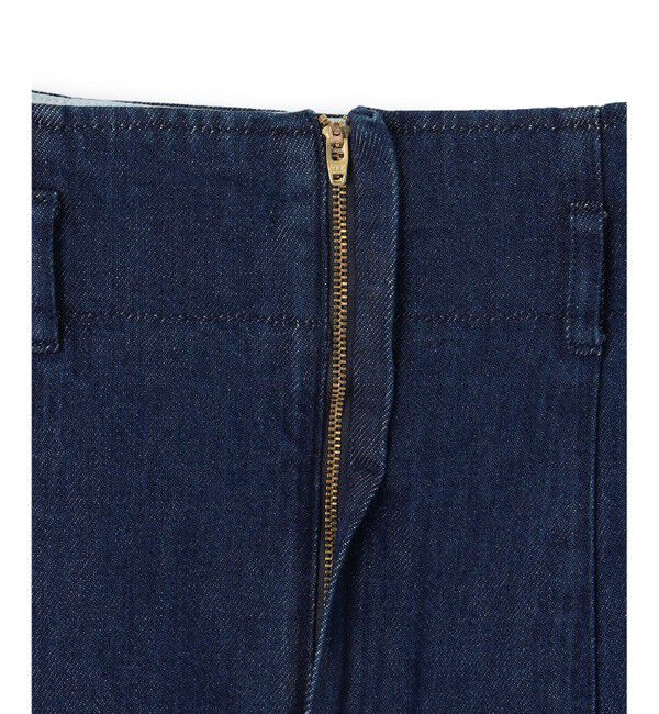 BEIGE,「【洗える・Oggi ８月号掲載】NAVIGLIO / ベルト付きハイウエストデニムスカート」|スカート|