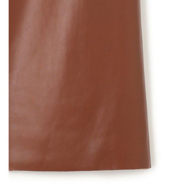 BEIGE,「【Precious 9月号掲載】CLYDE / ステッチベルトラムレザースカート」|スカート|