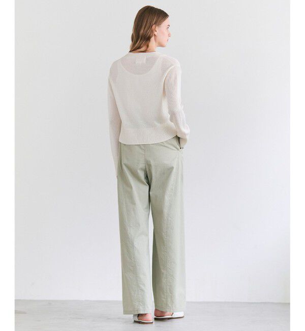 BEIGE,「PREHNA / コットンツイル カービーシームワイドパンツ」|その他|