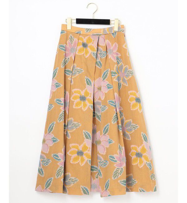 GRACE CONTINENTAL「モザイクジャガードタックスカート」|スカート|