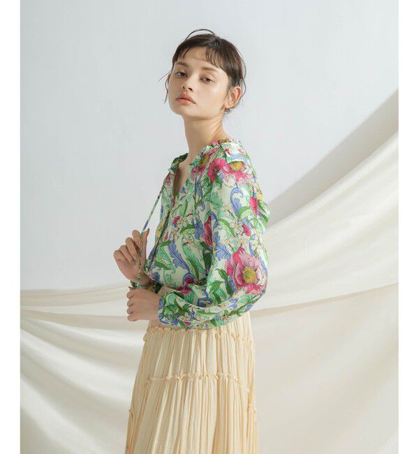 GRACE CONTINENTAL「ティアードプリーツスカート」|スカート|