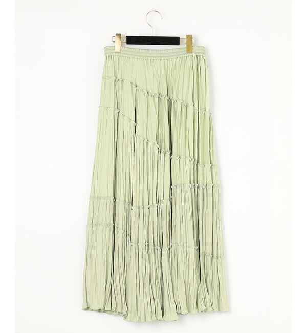 GRACE CONTINENTAL「ティアードプリーツスカート」|スカート|