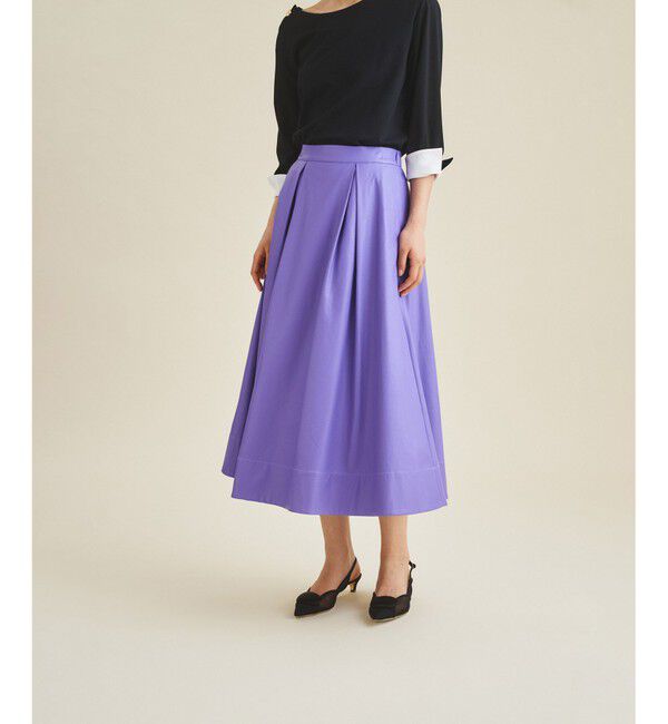 Grace Class「フェイクレザータックスカート」|スカート|