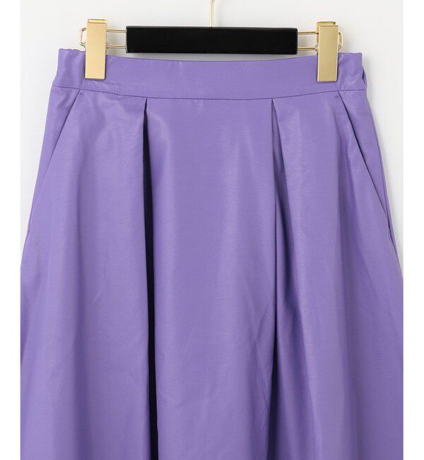 Grace Class「フェイクレザータックスカート」|スカート|