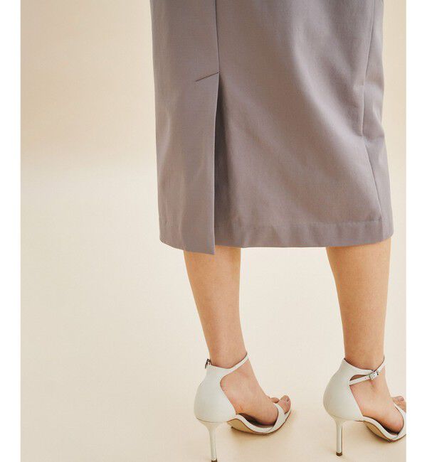 Grace Class「ビットベルト付裏毛タイトスカート」|スカート|