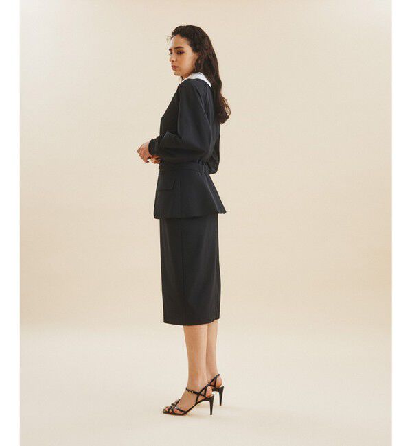 Grace Class「ビットベルト付裏毛タイトスカート」|スカート|