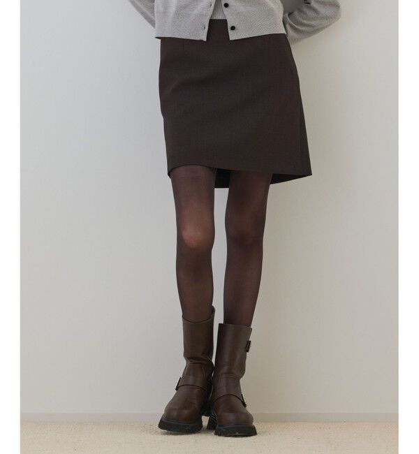 Diagram「ウールギャバミニスカート」|スカート|ブラウン