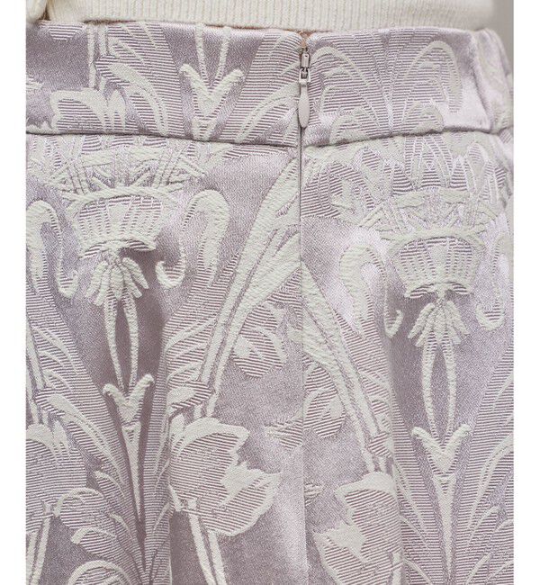 GRACE CONTINENTAL「オーナメントジャガードハンカチヘムスカート」|スカート|