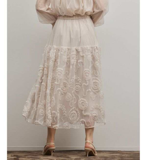 Diagram「刺繍チュールスカート」|スカート|