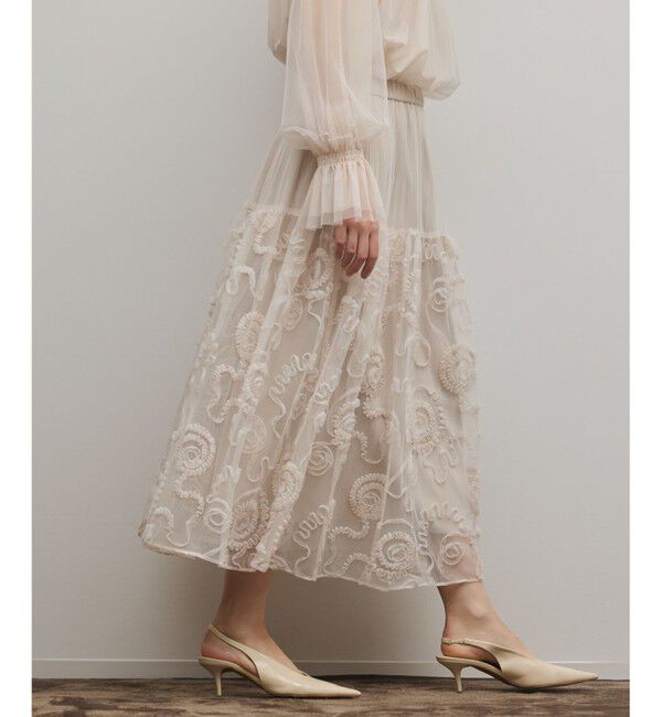 Diagram「刺繍チュールスカート」|スカート|