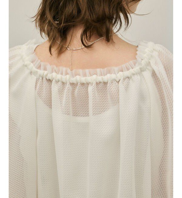 GRACE CONTINENTAL「カラミ2wayジャケット」|ノーカラージャケット|