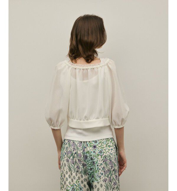 GRACE CONTINENTAL「カラミ2wayジャケット」|ノーカラージャケット|