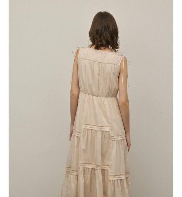 GRACE CONTINENTAL「コットンシルクティアードワンピース」|ワンピース|