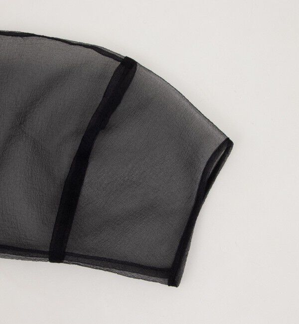 Rie Miller「ランタンスリーブシアー2WAYブラウス」|シャツ・ブラウス|