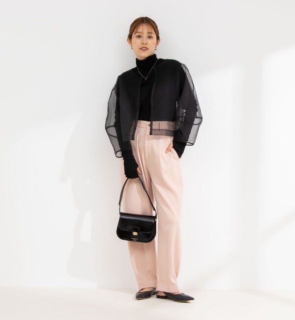 Rie Miller「ランタンスリーブシアー2WAYブラウス」|シャツ・ブラウス|