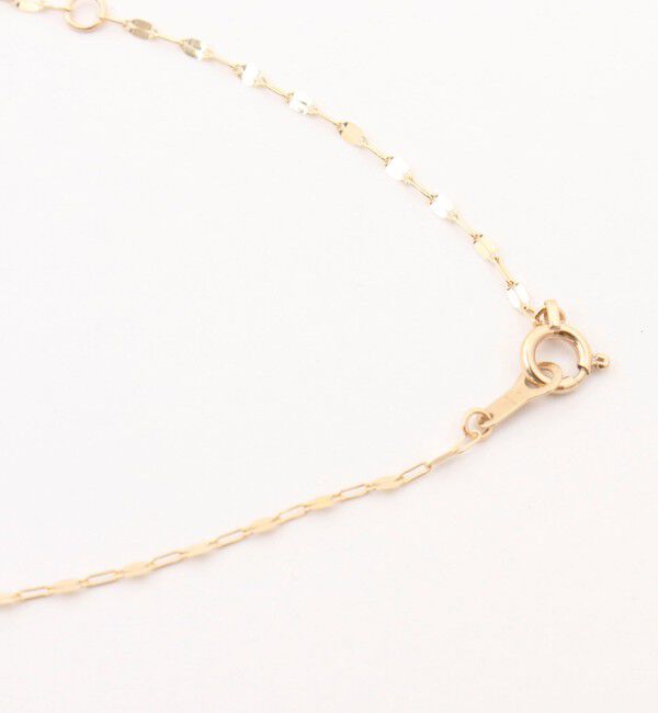 grace grace「【grace grace/グラスグラス】10Kペタルチェーンショートネックレス(40cm )」|ネックレス|