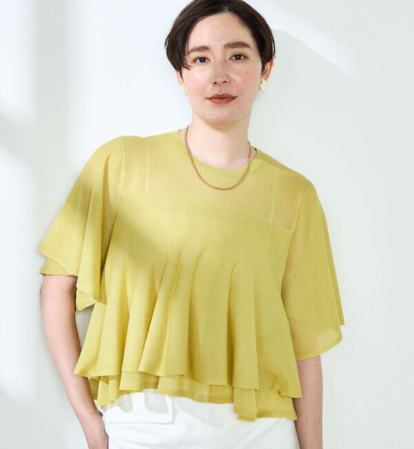 NOLLEY'S sophi「シアーティアードプルオーバーニット」|ニット・セーター|