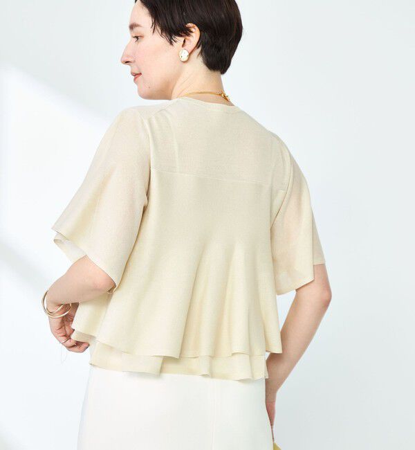 NOLLEY'S sophi「シアーティアードプルオーバーニット」|ニット・セーター|