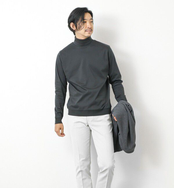 NOLLEY'S goodman「《ビジカジ対応》シルケットスムースドレスL/S TN Tシャツ 25AW」|Tシャツ・カットソー|