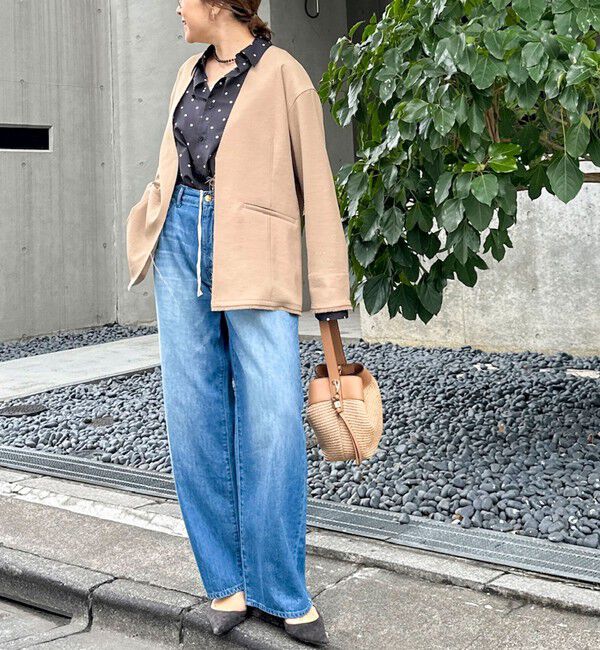 Rie Miller「【RM denim】リネン混ひも付きリラックスパンツ」|その他|