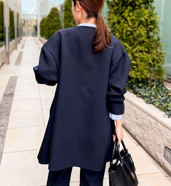 NOLLEY'S「ウォッシャブルトリプルクロス3WAYステンカラーコート」|ステンカラーコート|