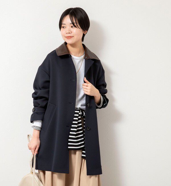 NOLLEY'S「ウォッシャブルトリプルクロス3WAYステンカラーコート」|ステンカラーコート|