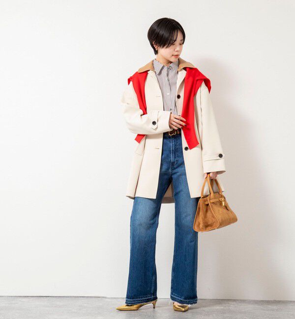 NOLLEY'S「ウォッシャブルトリプルクロス3WAYステンカラーコート」|ステンカラーコート|