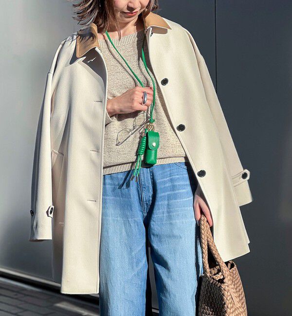 NOLLEY'S「ウォッシャブルトリプルクロス3WAYステンカラーコート」|ステンカラーコート|